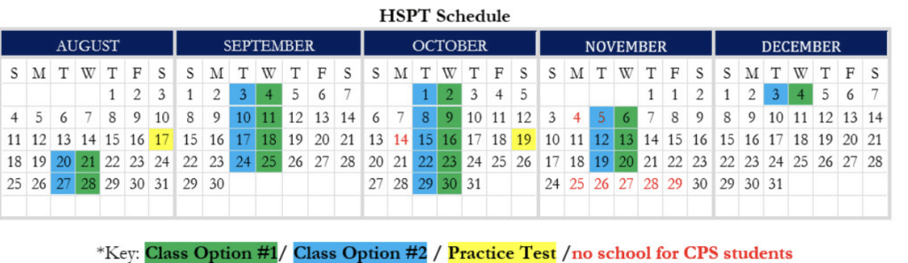 Academic Approach Tutoring and Test Prep | A calendar with a number of dates on it.